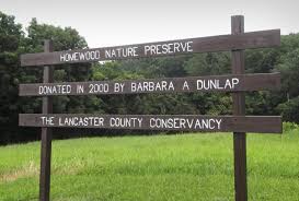 Homewood Nature Preserve sign
